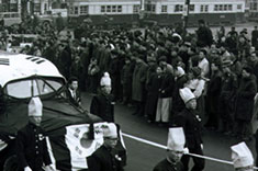 1960년 4.19혁명 희생자 이영씨의 장례식